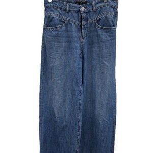 Banana Republic Boho Wide Leg Blue Jeans